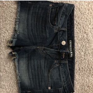 Denim shorts